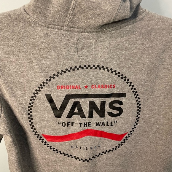 Vans Gray kids‎ hoodie size XL - Picture 8 of 8